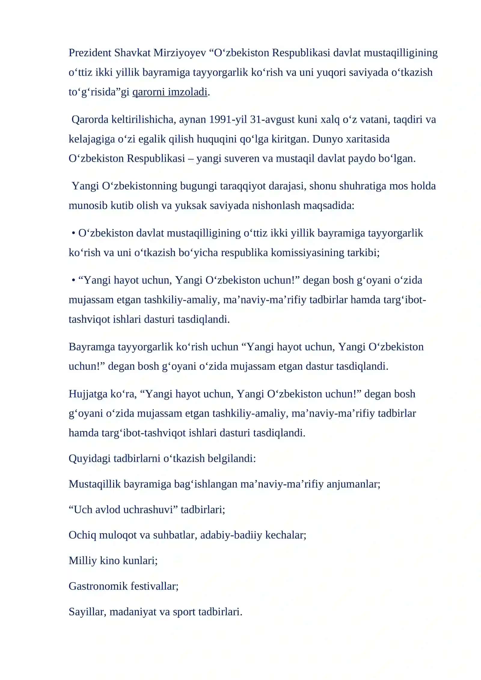 Men yashaydigan O’zbekiston 3