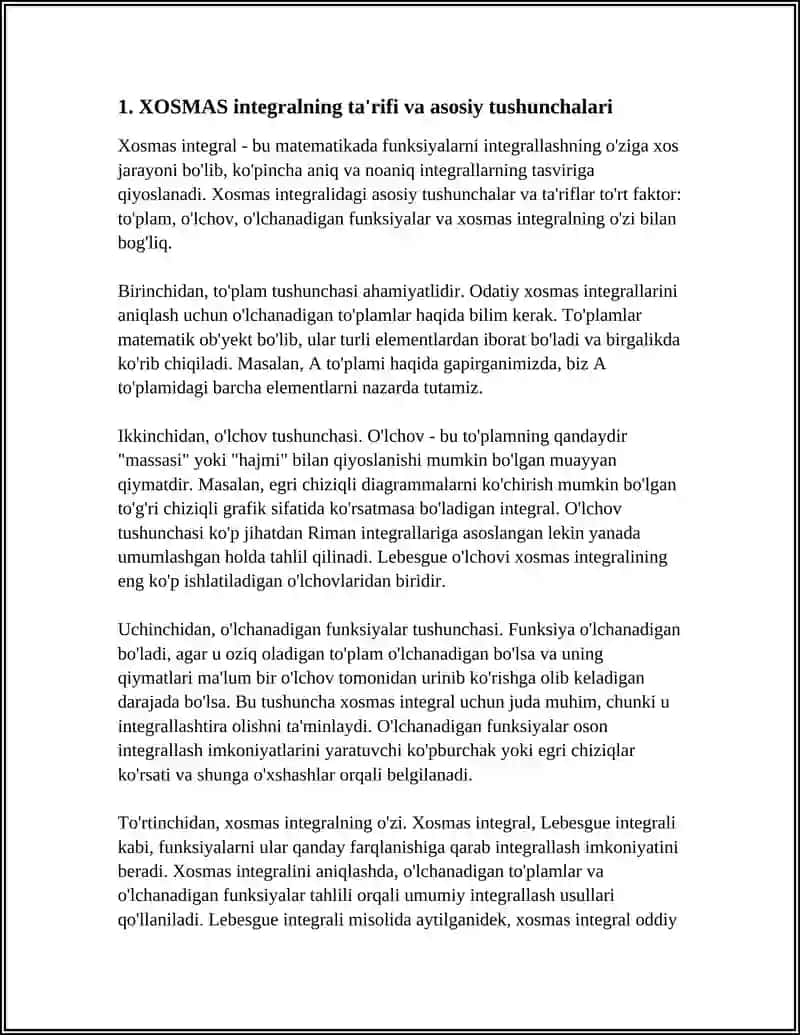 XOSMAS INTEGRAL 3