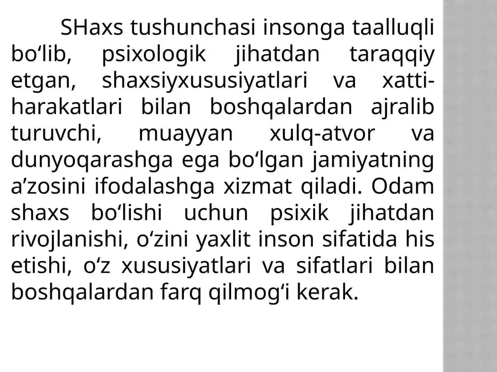 SHAXSNING RIVOJLANISHI, TARBIYASI VA IJTIMOIYLASHUVI 3