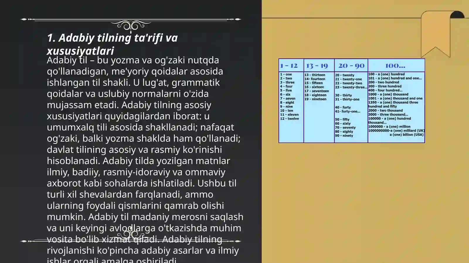 Adabiy til va soʻzlashuv tili 3