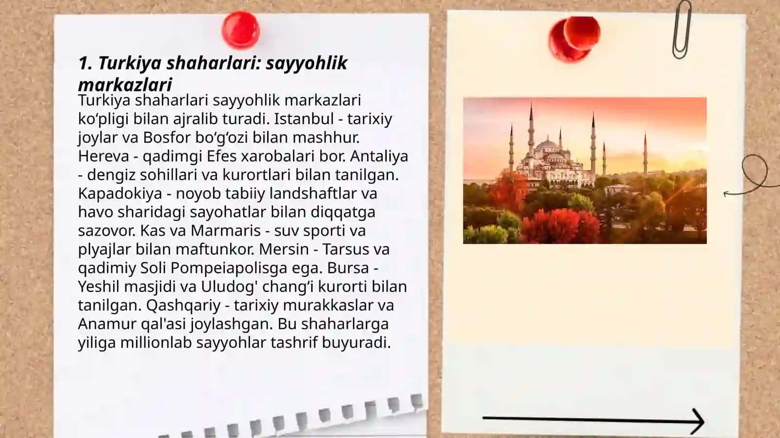 Turkiya shaharlari va turizm salohiyati 3