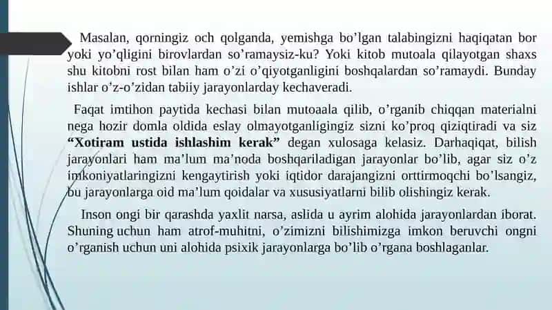 Bilishjarayonlari 3