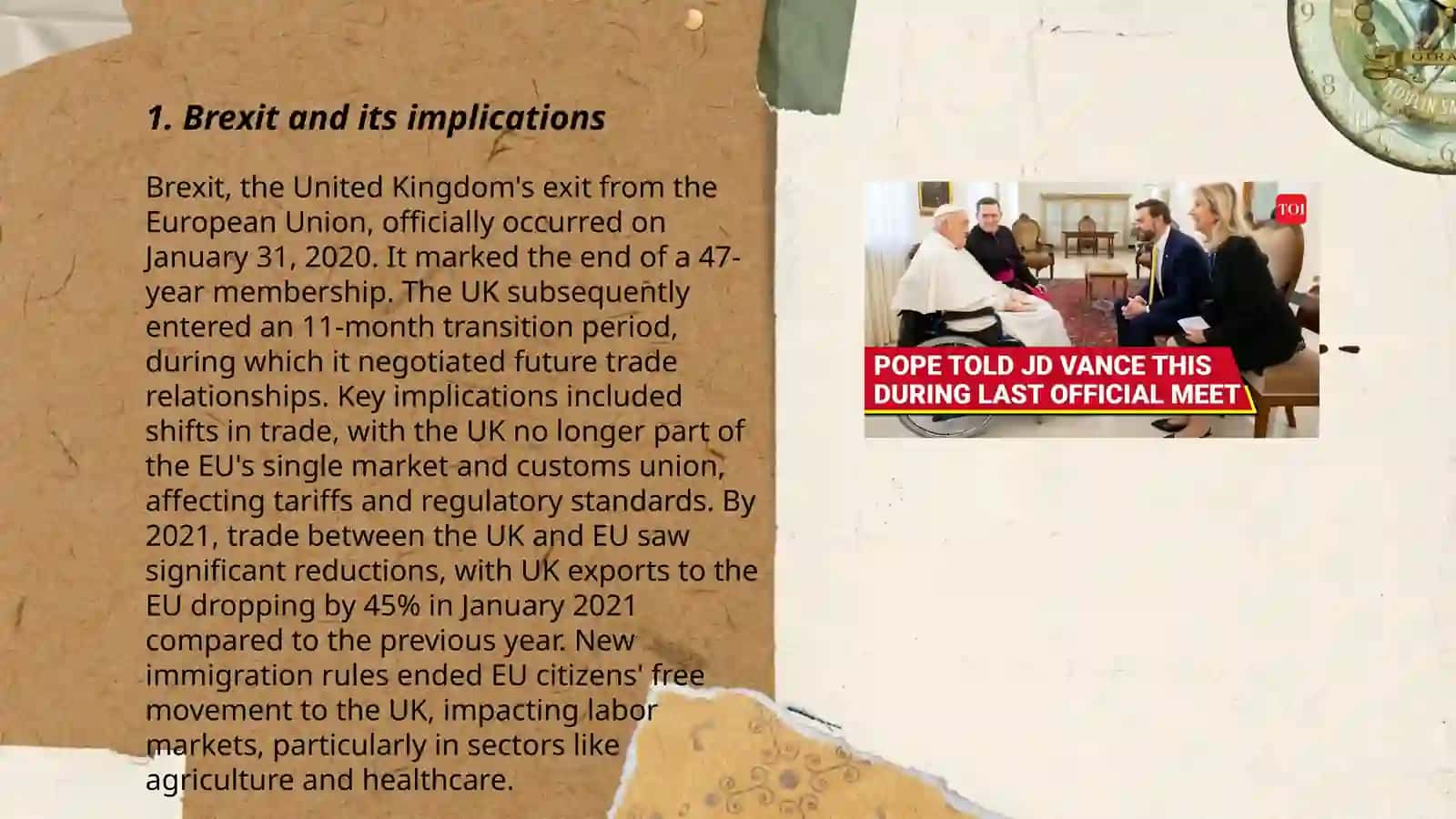 Plan: Brexit and its implications 3