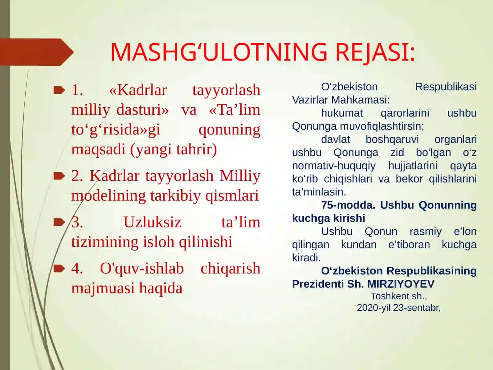 O‘zbekiston Respublikasi ta’lim tizimini rivojlantirishning konseptual asoslari 3