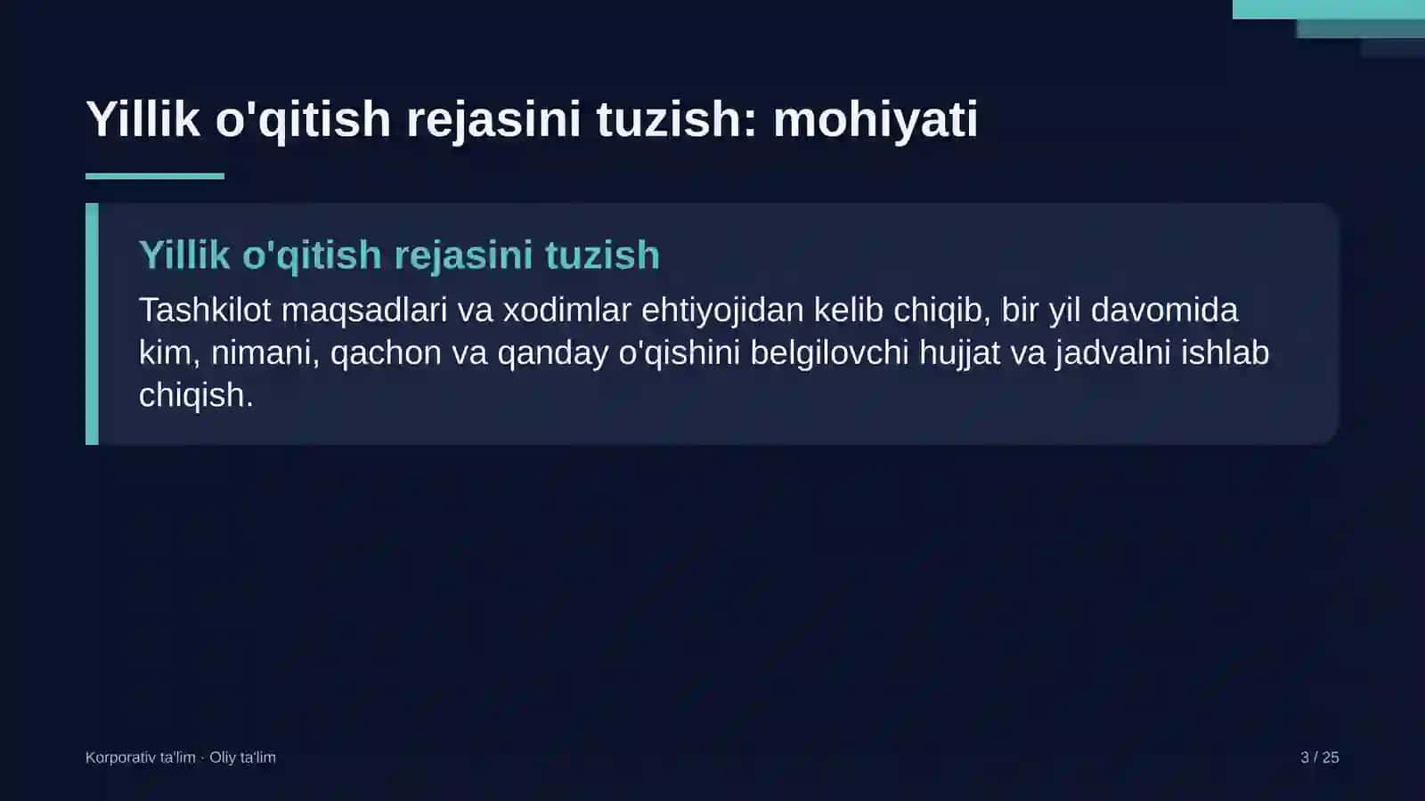 o'simliklarni himoya qilish xizmatida yillik o'qitish rejasini tuzish 5685 3