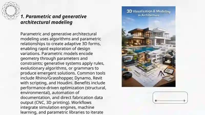 Parametric and Generative Architectural Modeling 3