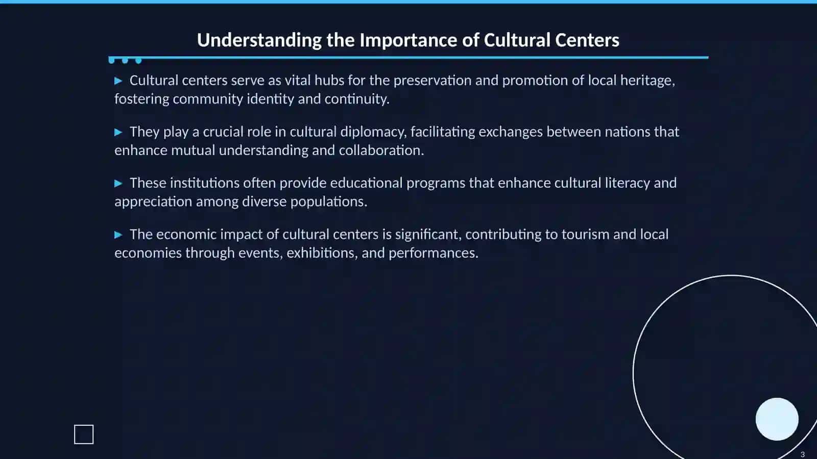 Global Presence of Cultural Centers 3