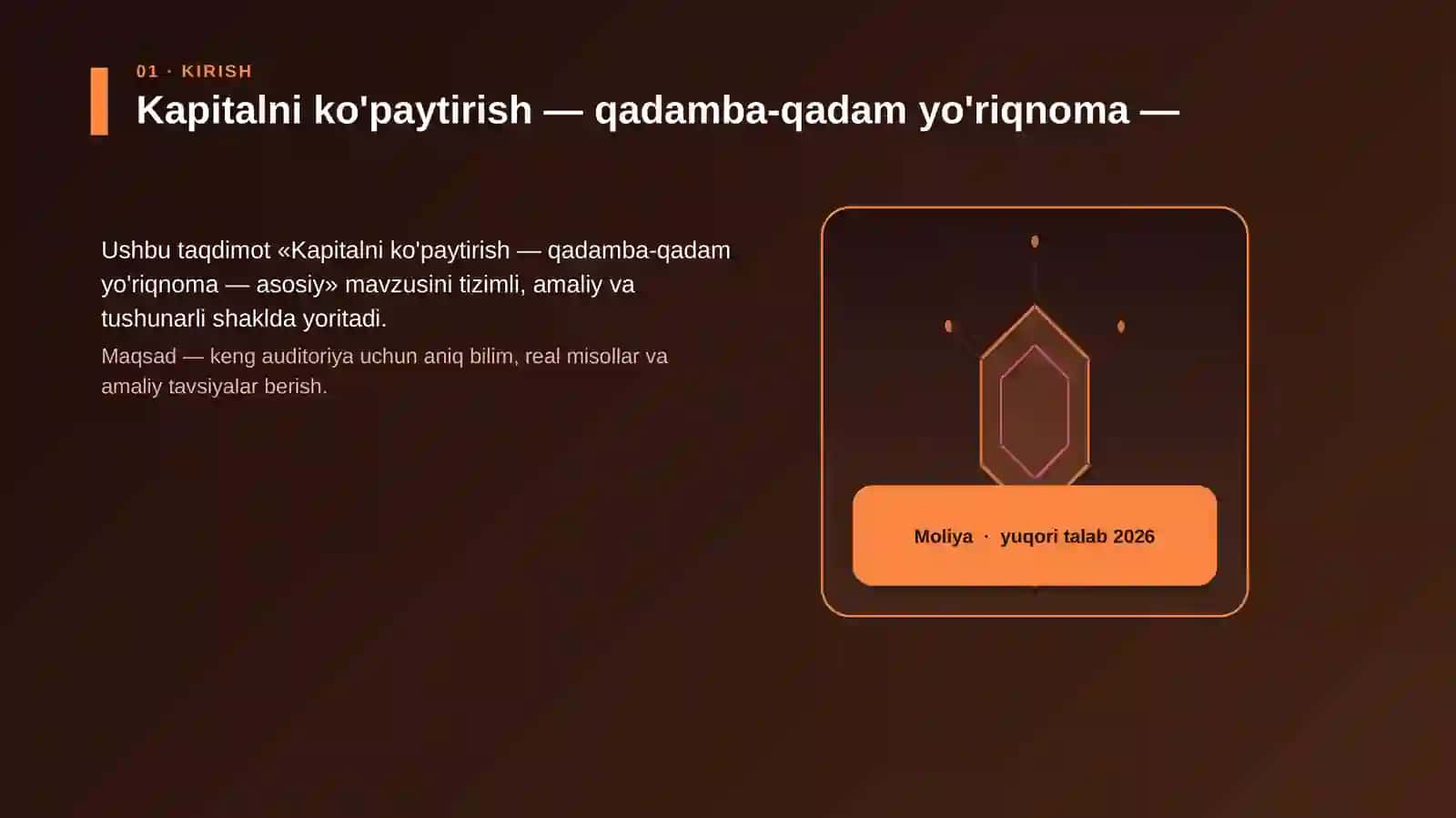 Kapitalni ko'paytirish — qadamba-qadam yo'riqnoma — asosiy 3