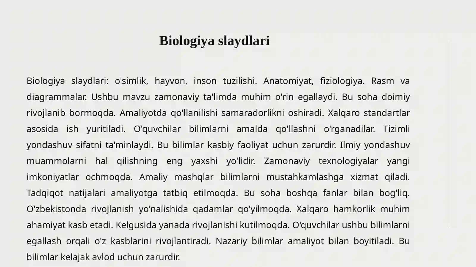 BIOLOGIYA SLAYDLARI 3