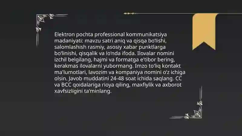 Kasbiy faoliyatda zamonaviy axborot - kommunikatsiya texnologiyalaridan foydalanish 3