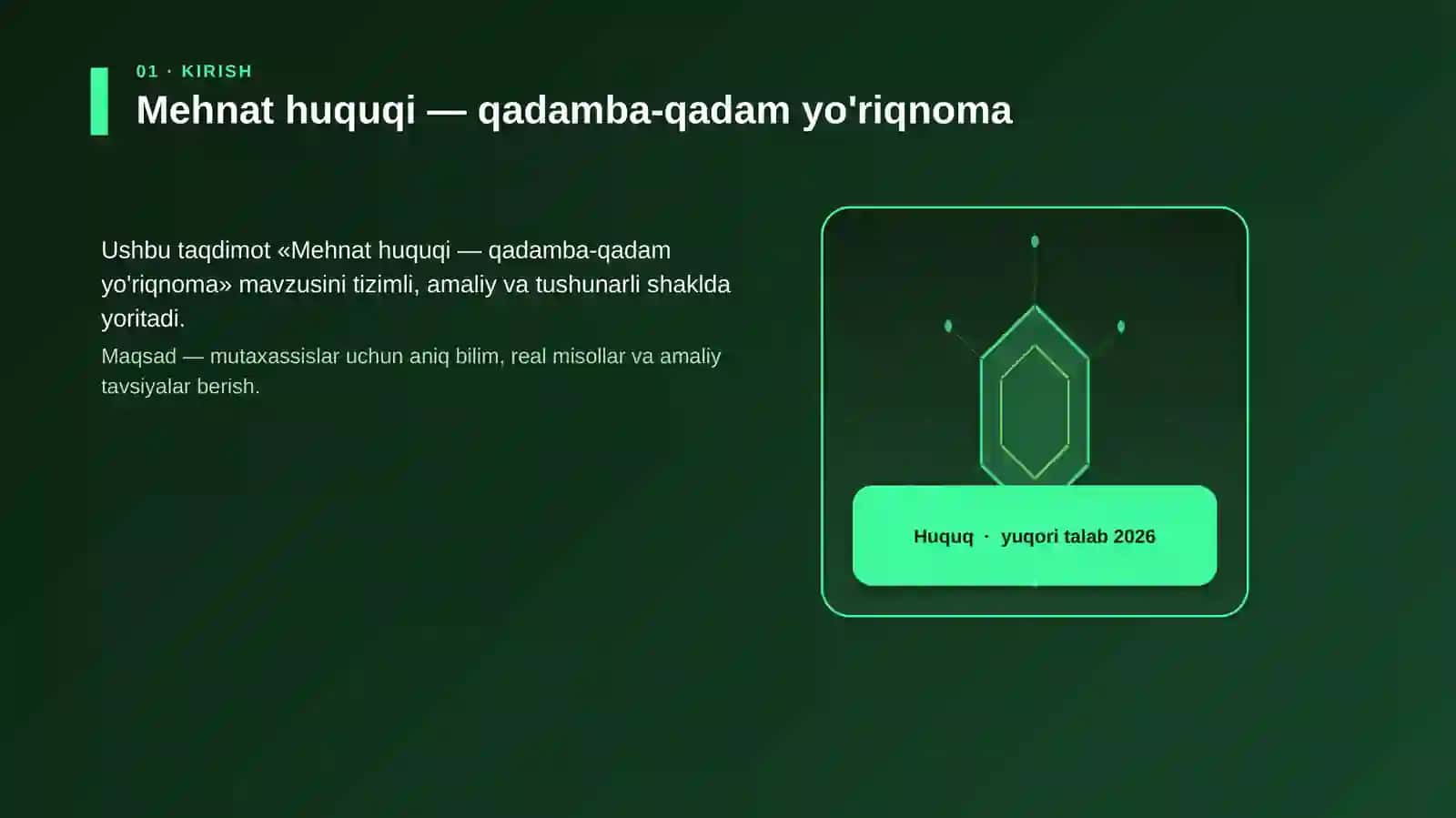 Mehnat huquqi — qadamba-qadam yo'riqnoma 3