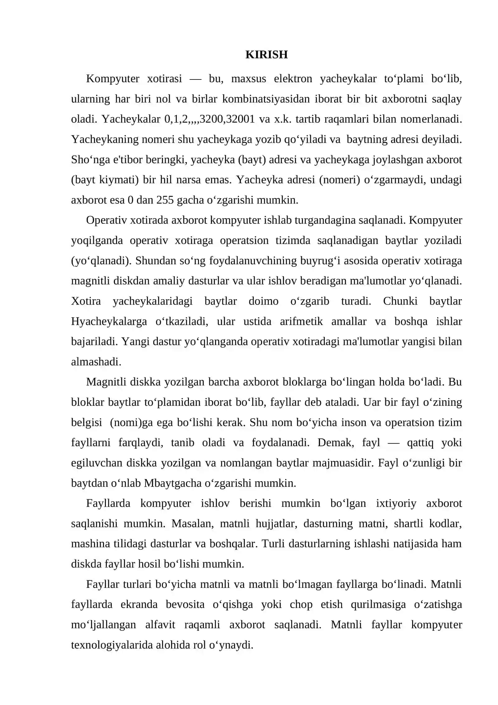 O'QISH YOZISH FUNKSIYALARI 3