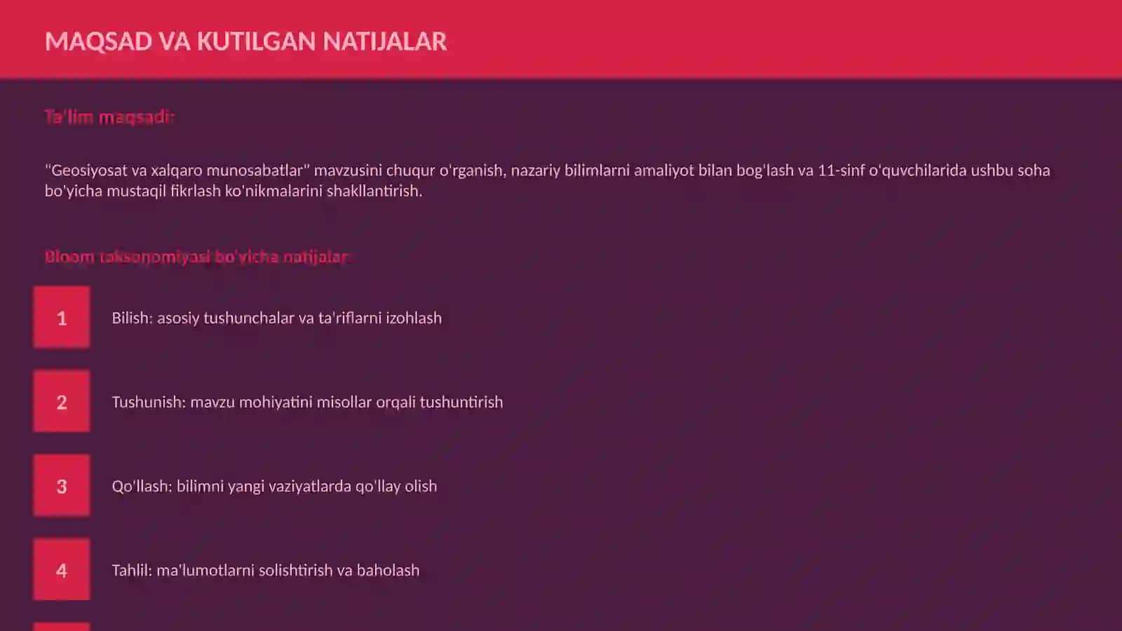 Geosiyosat va xalqaro munosabatlar 3
