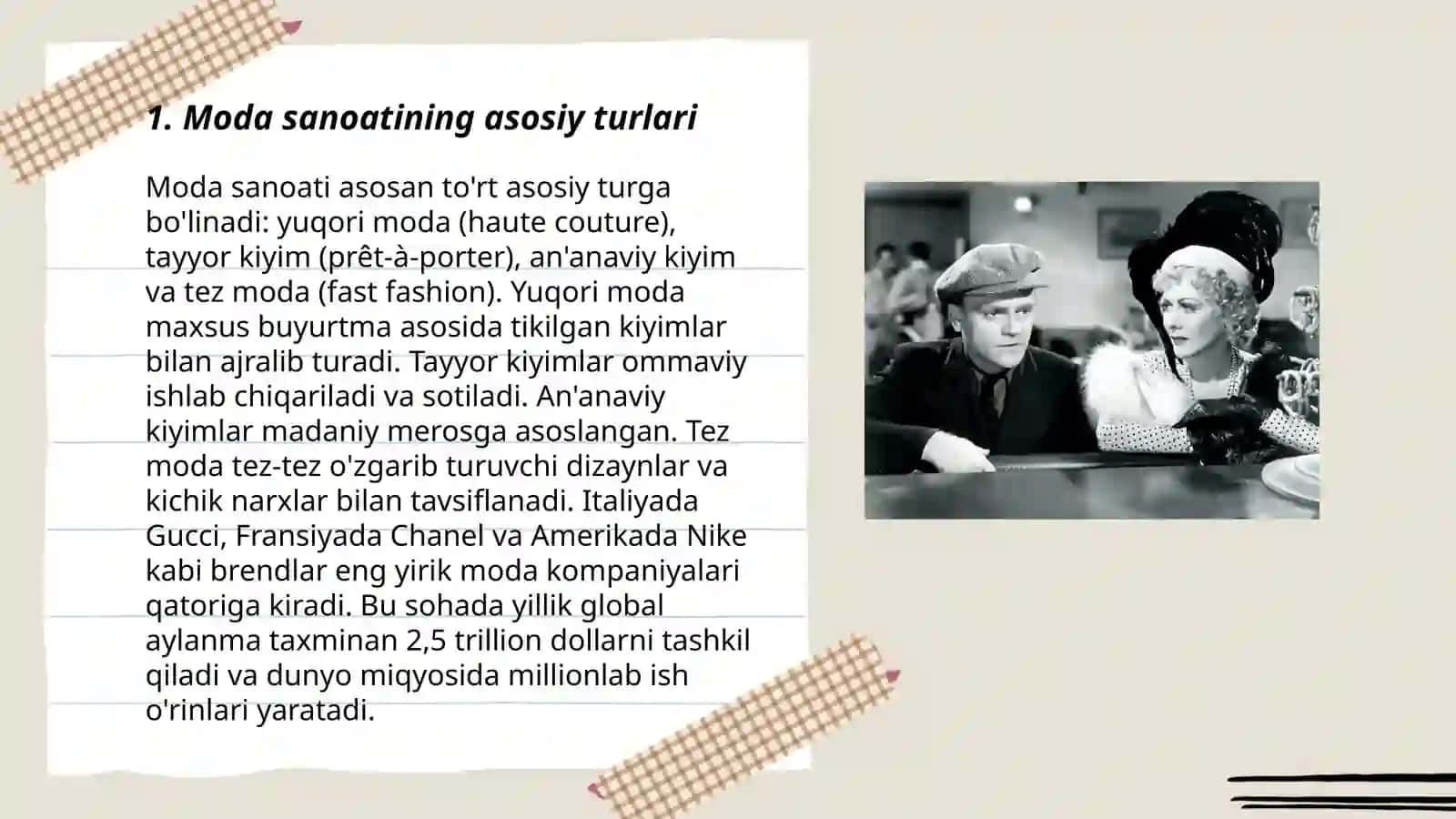 Moda sohasi boʻyicha ishlayotgan ishchilar 3