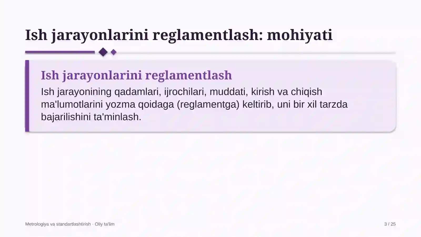 Elektronika sanoatida ish jarayonlarini reglamentlash 3