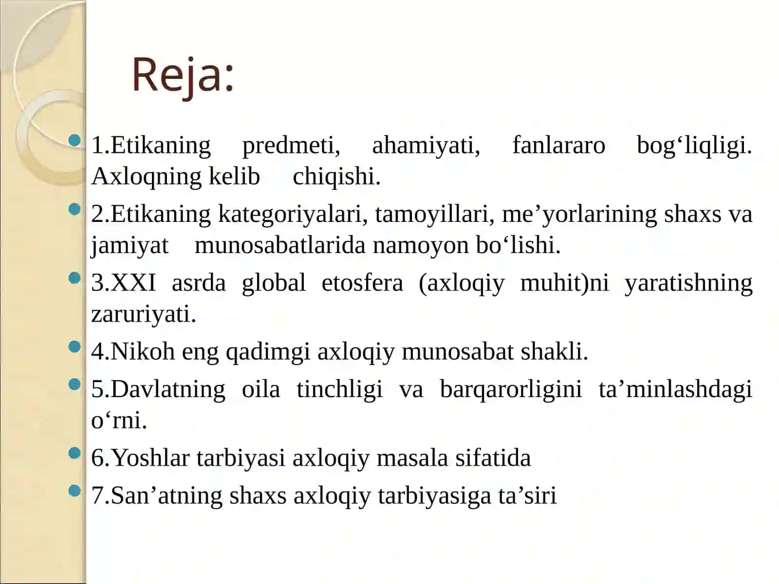 "Etika" fanining predmeti va jamiyat hayotidagi ahamiyati 3