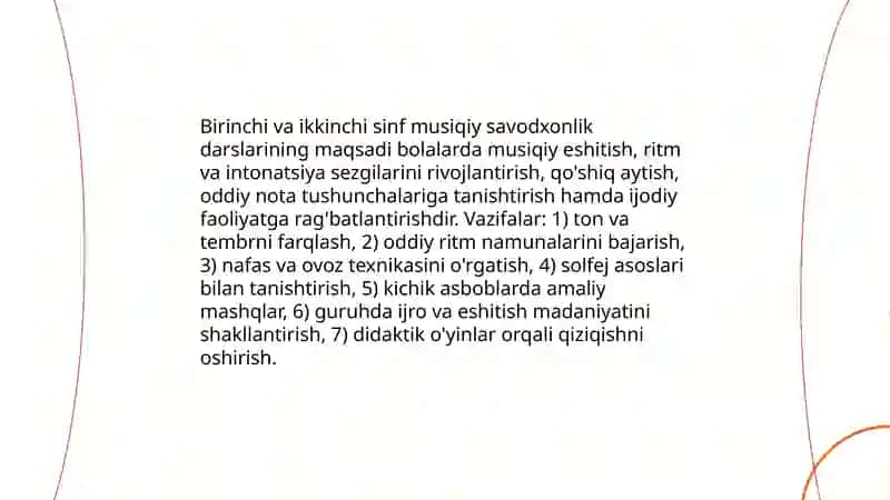 Musiqa Savodxonlik Darslari Tahlili 3