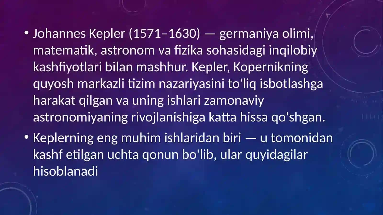 Keplerqonunlari 3