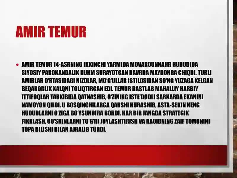 Amir Temur 3