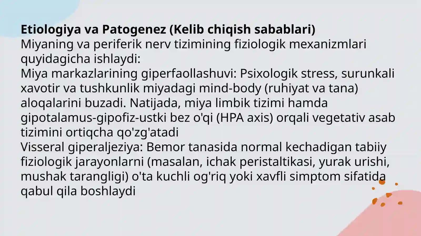 Somatoformbuzilishlar 3