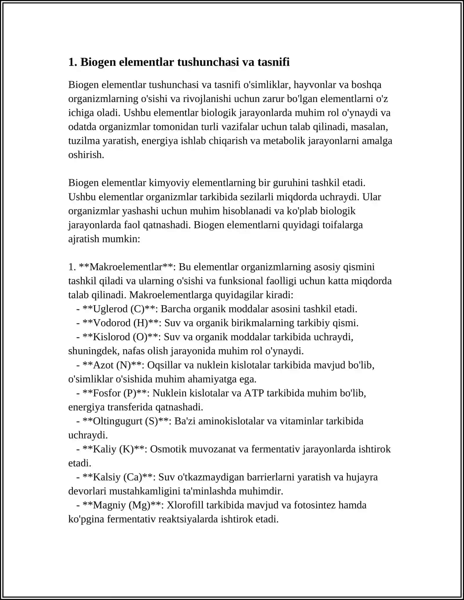 BIOGEN ELEMENTLAR 3