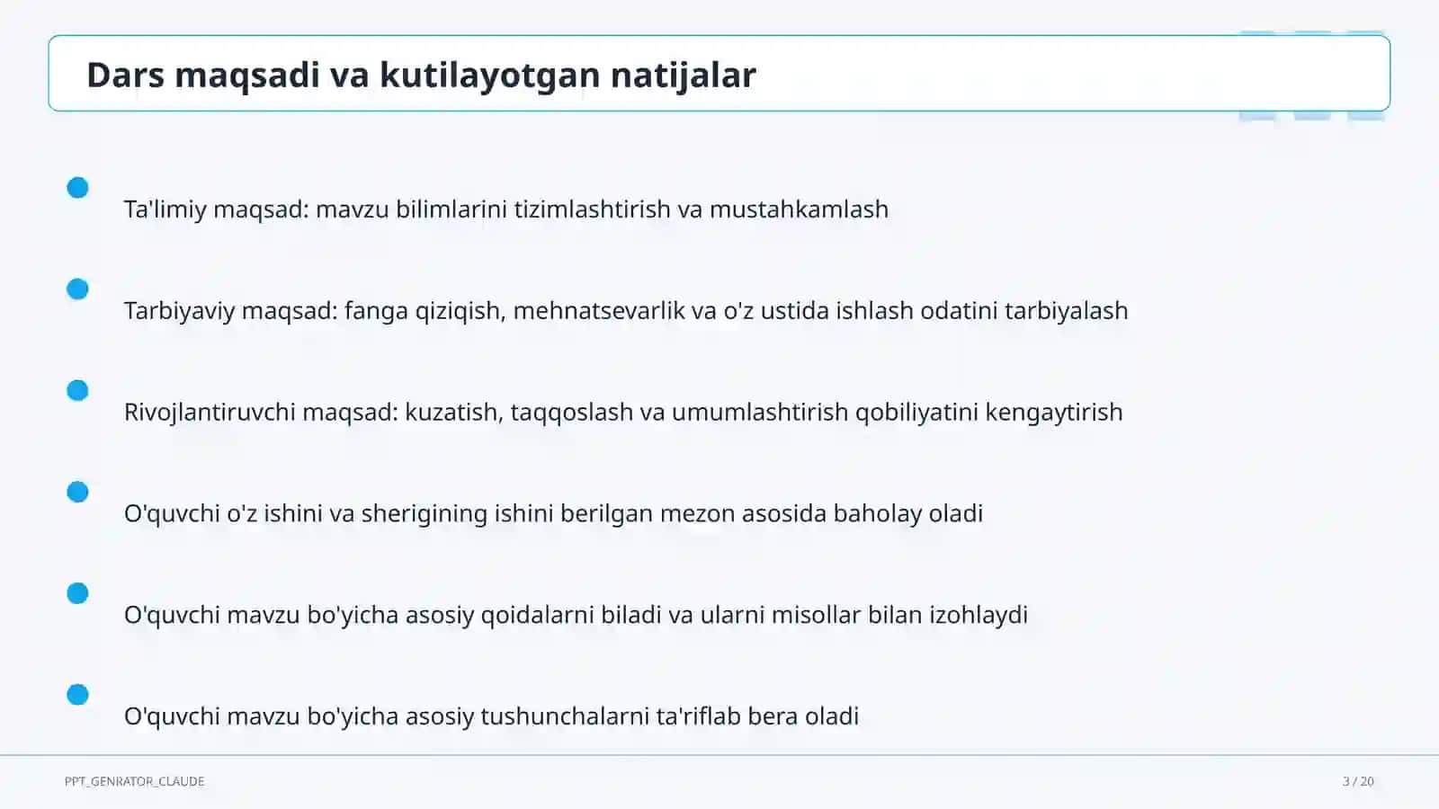 Trigonometrik ayniyatlar va formulalar (10-sinf) 3