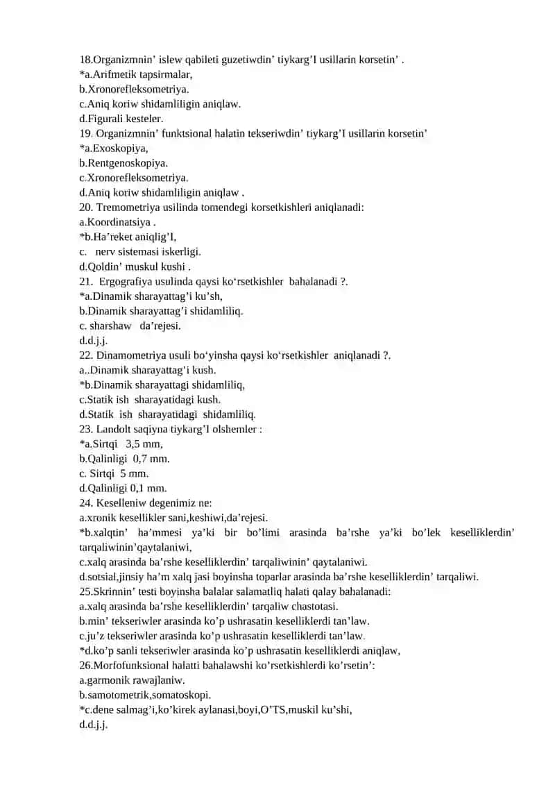 Salamatlastiriwda balalar ha’m o’spirimler gigienasi onin’ sanitariya salamatlastiriw ila’jlari va qa’wipli faktorlariga salamat turmis ta’riz 3