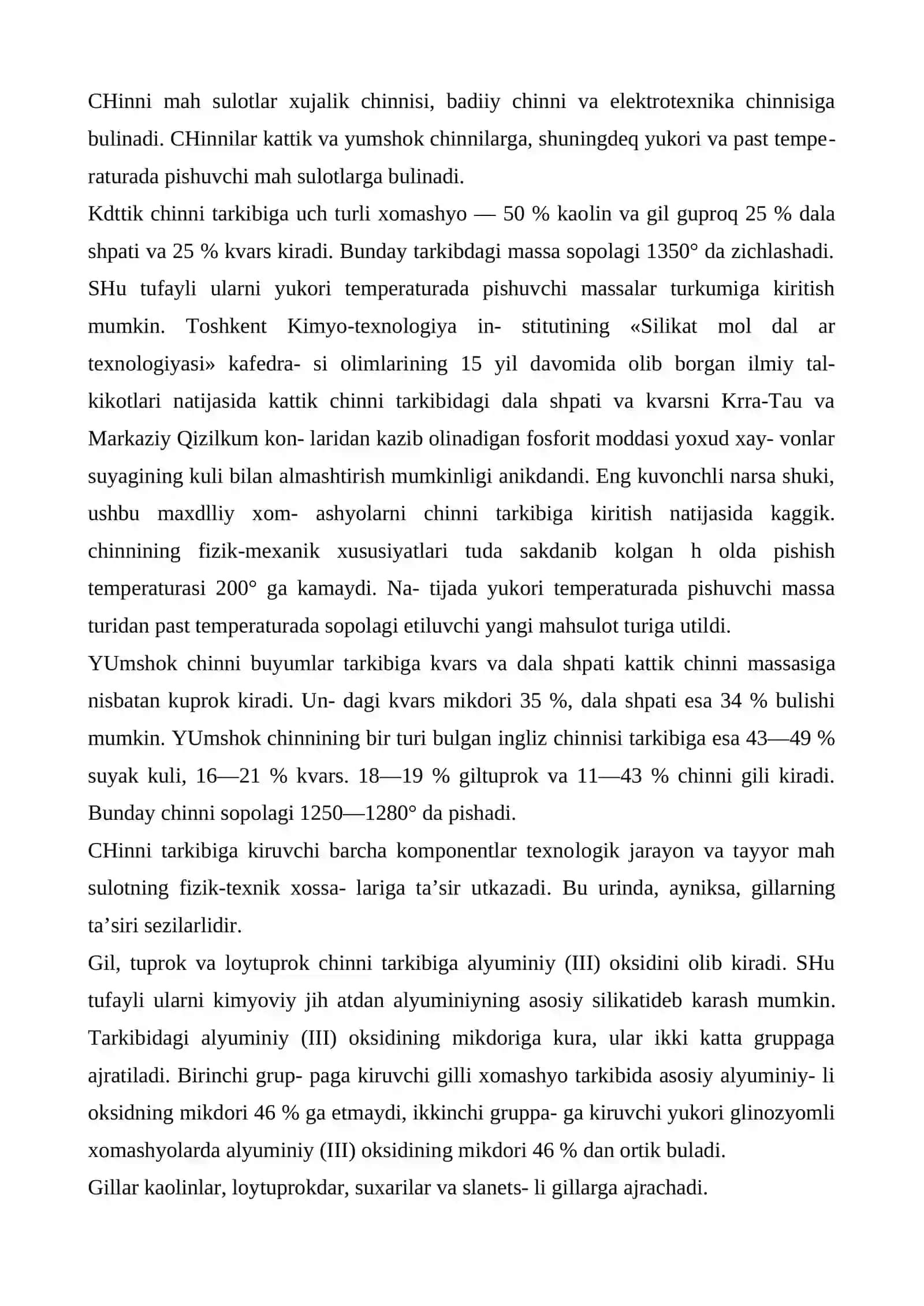 CHinni olish texnologiyasi 3