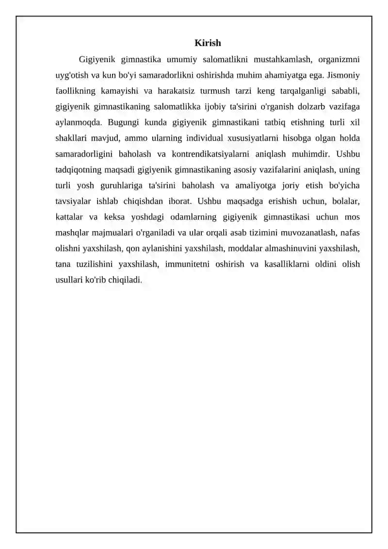 Gigienik gimnastika vazifalari 3