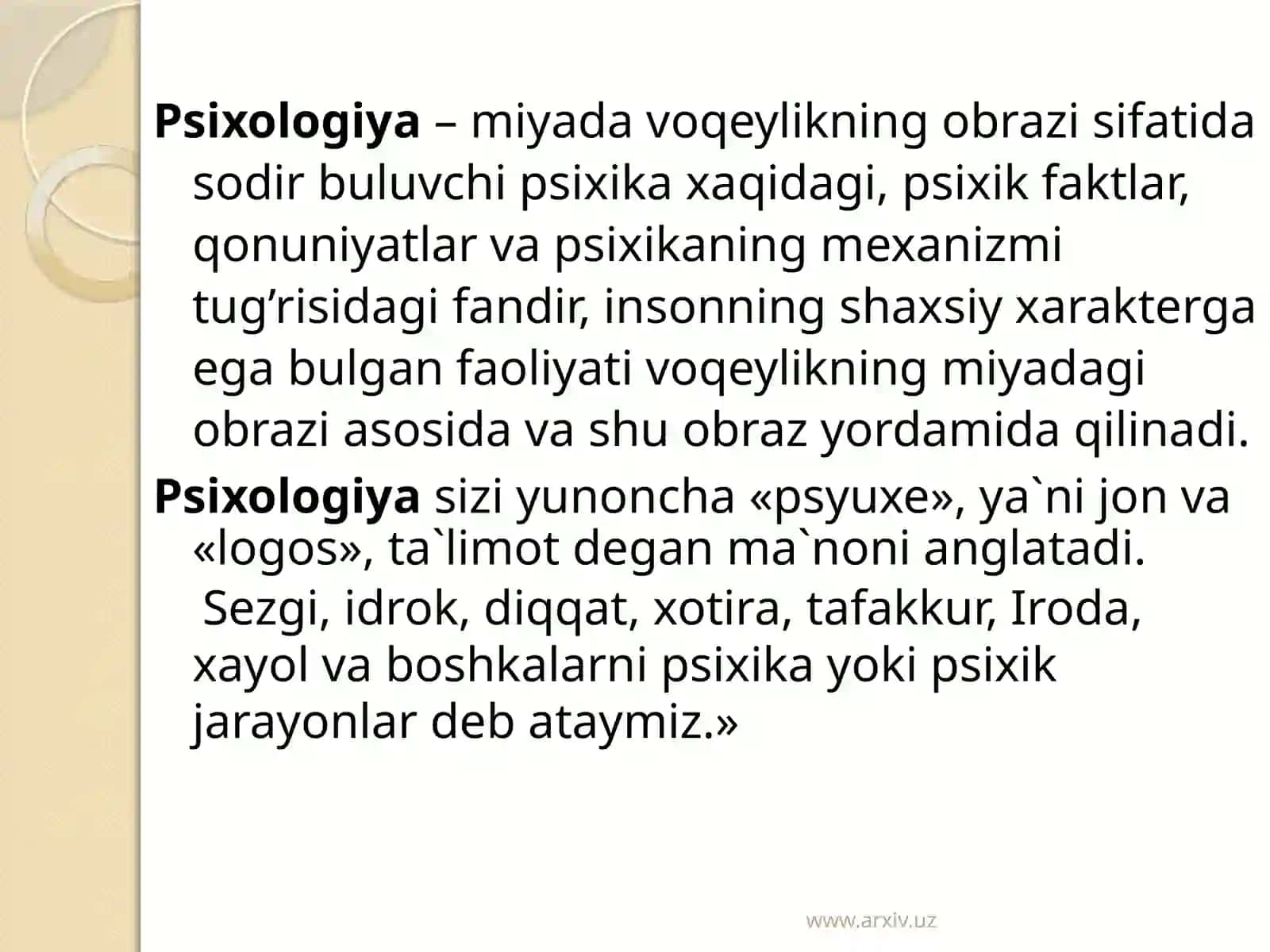 Psixalogiya  predmeti, maqsadi vazifalari va ilmiy tadqiqot  metodlari 3