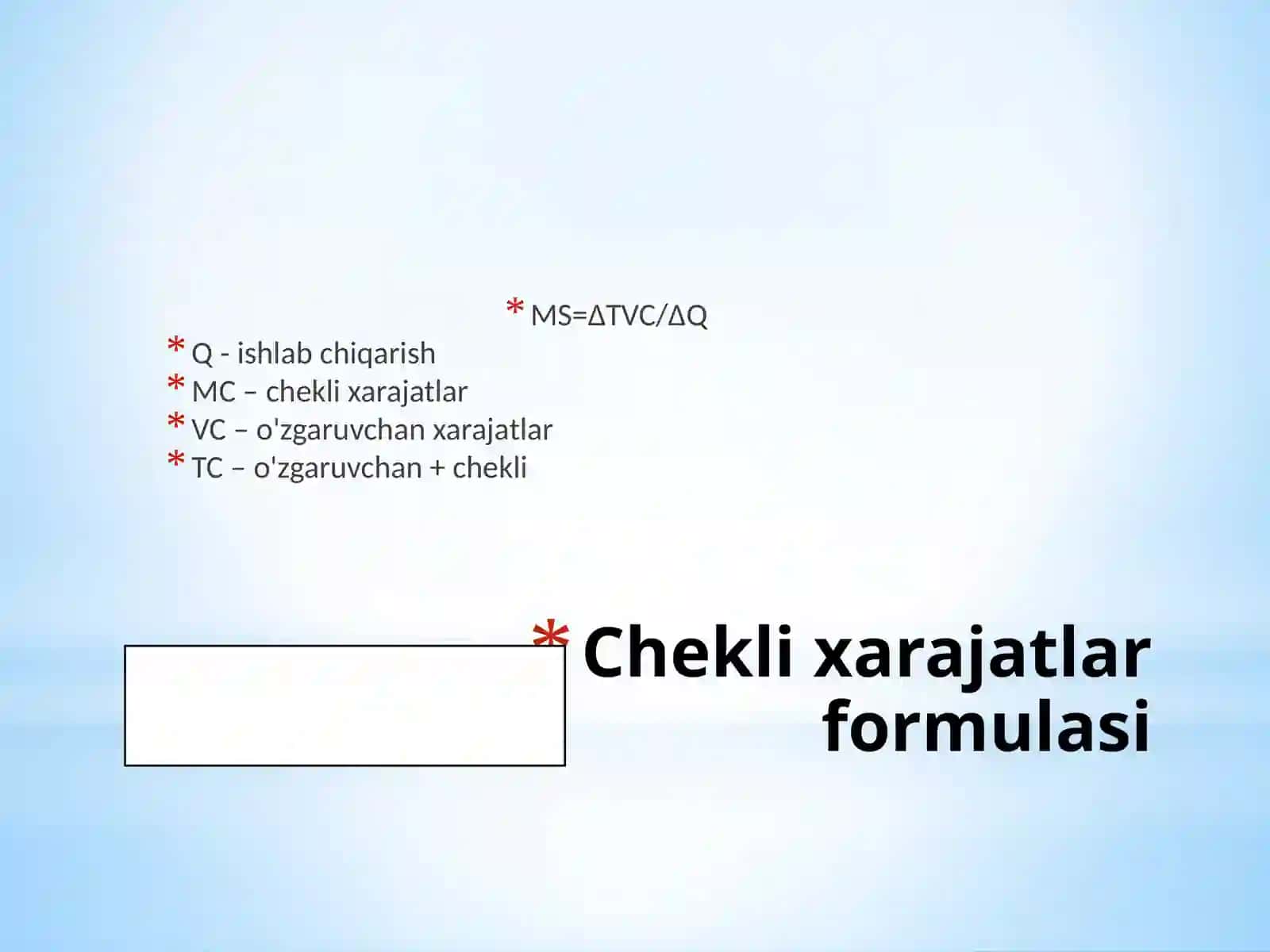 Iqtisodiyot - Tashkilot iqtisodiyoti 3