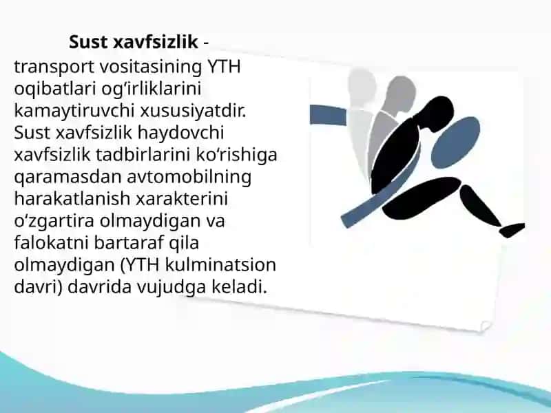 Ma'ruza 9. Avtotransport vositalarining passiv (sust) xavfsizligi 3