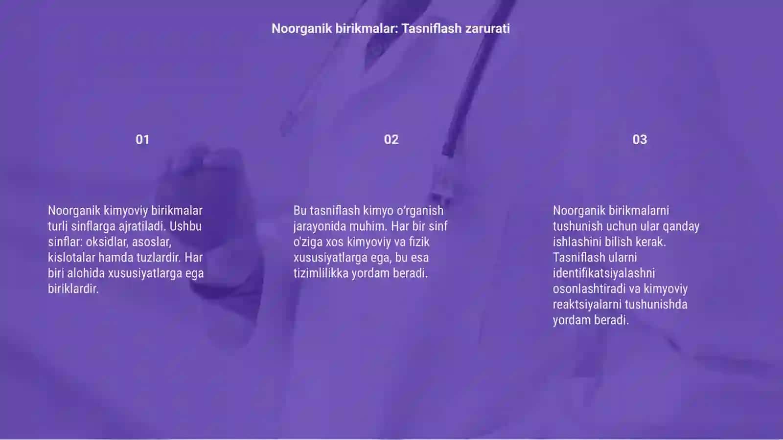 Noorganik birikmalar 3