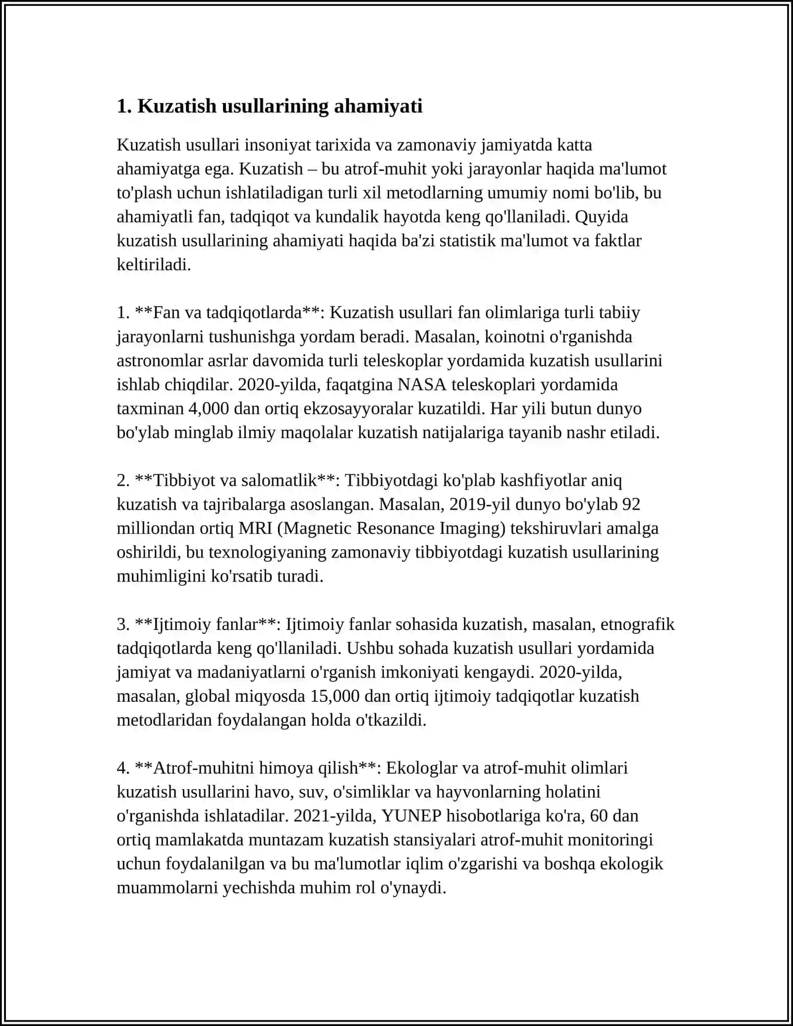 KUZATISH TABIAT BILAN TANISHTIRISHNING ASOSIY USULI 3