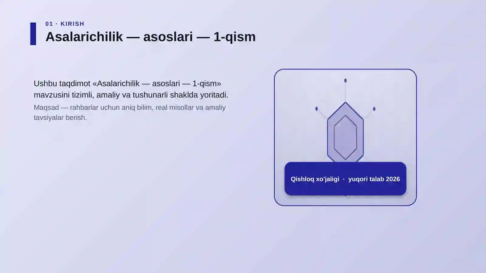 Asalarichilik — asoslari — 1-qism 3