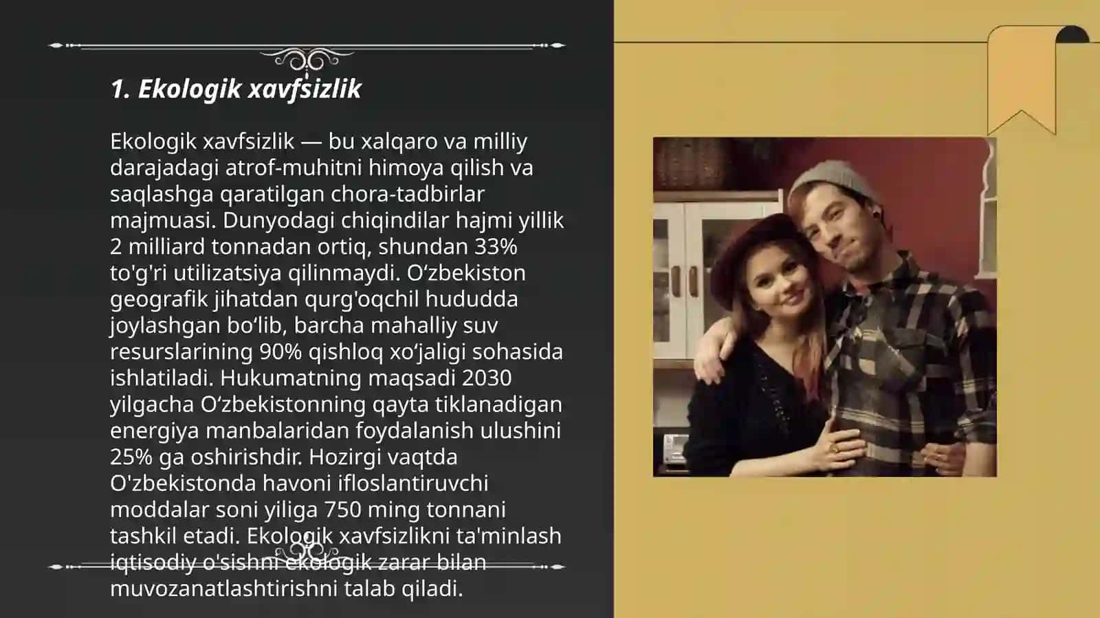 Hayot faoliyati xavfsizligining tabiat (aspektlari) bilan bog‘liqligi 3