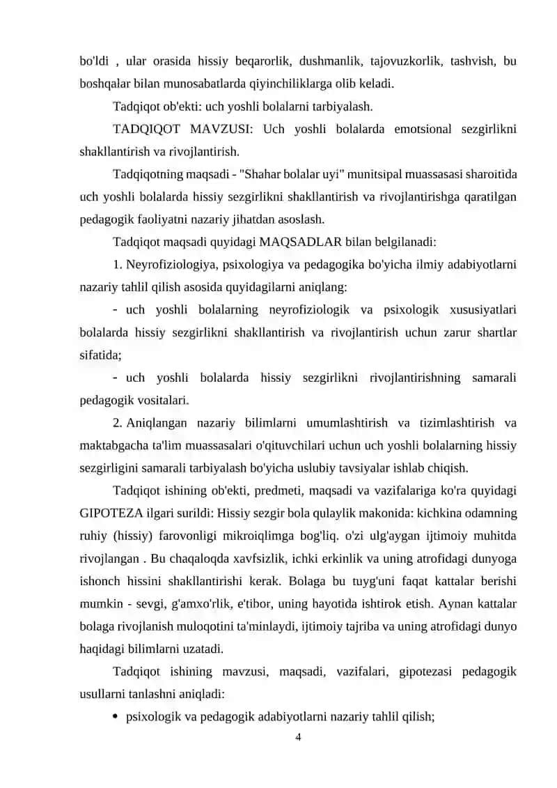 Hissiy Sezgirlikni Shakllantirish va Rivojlantirish 3