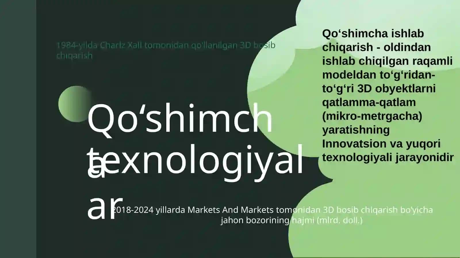 Qo‘shimchateхnologiуalar 3