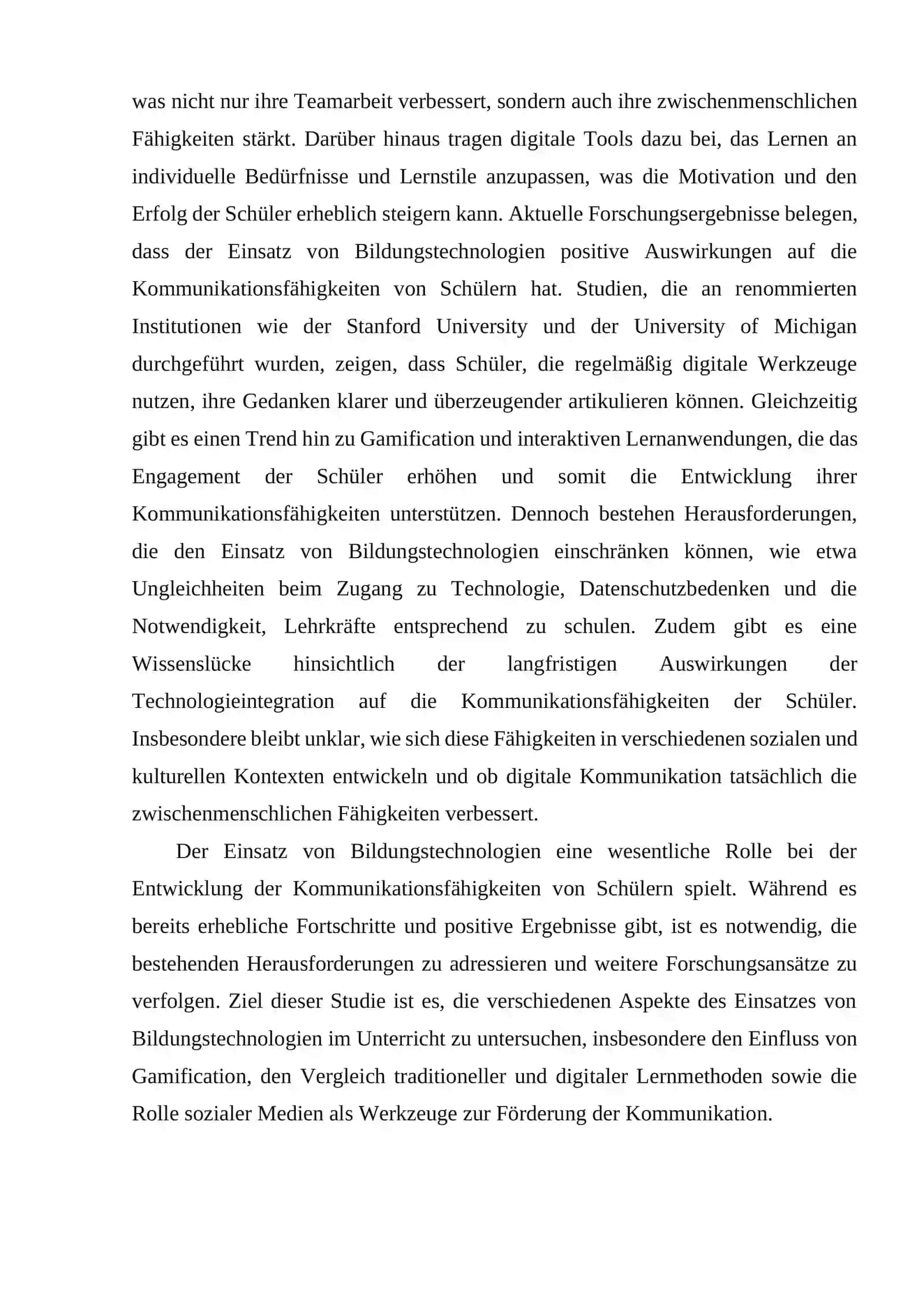 Der Einsatz von Bildungstechnologien bei der Entwicklung der Kommunikationsfähigkeiten von Schülern 3