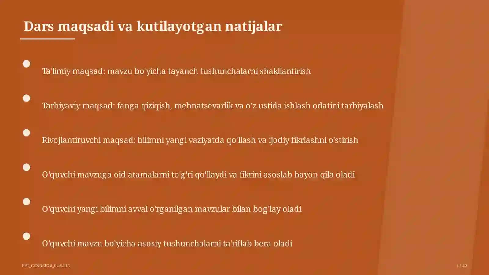 Sinf soati va tarbiyaviy tadbirlar 3
