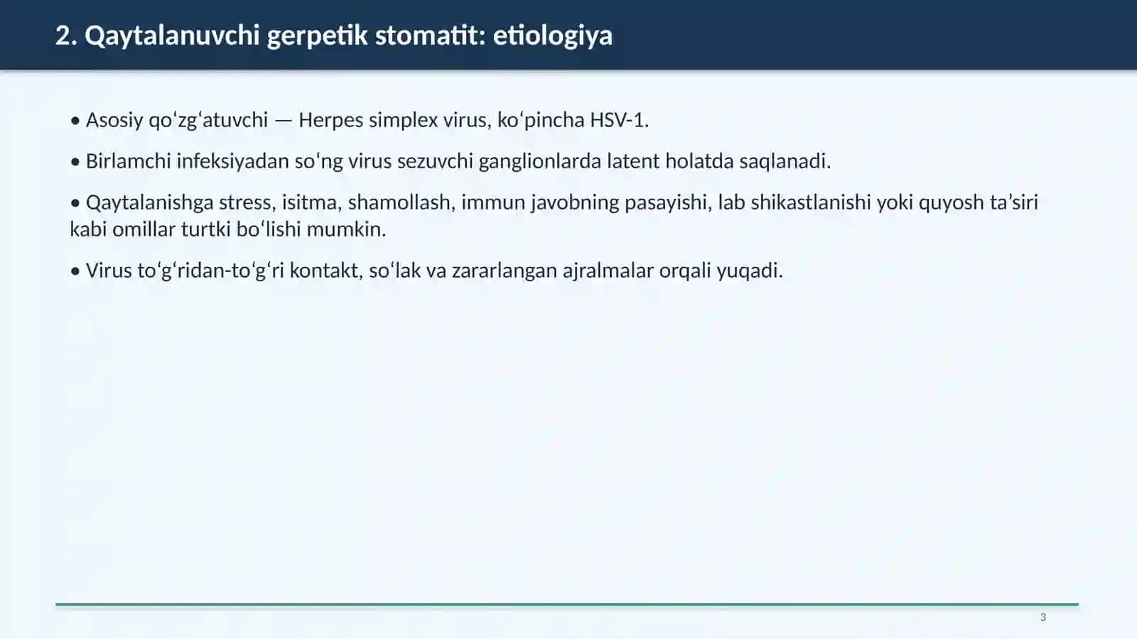 Bolalarda qaytalanuvchi gerpetik stomatit 3
