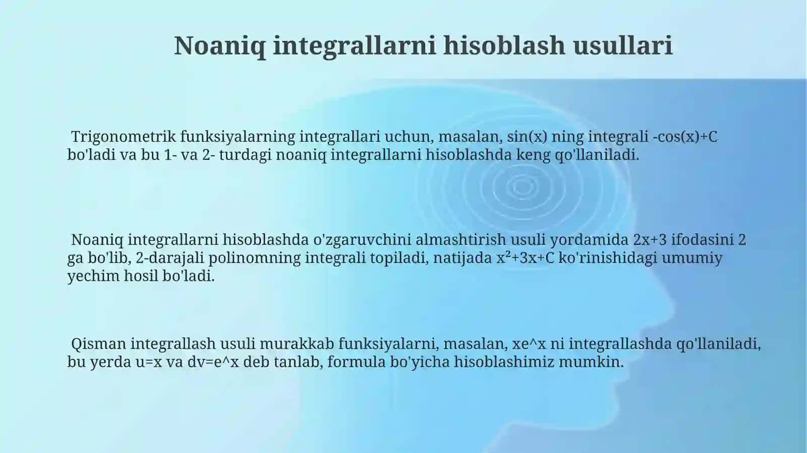 Koshi teoremasi 3
