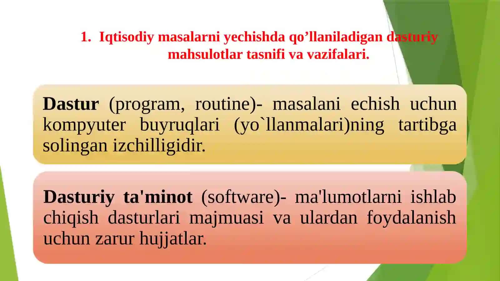 DASTURIY TA’MINOT VA UNING RIVOJLANISH TENDENSIYALARI 3