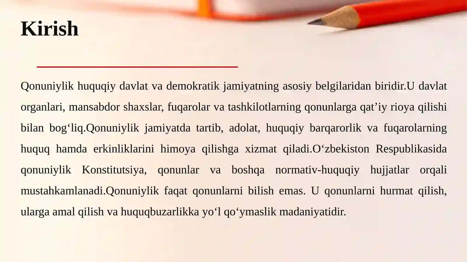 Qonuniylik tushunchasi, prinsiplari va normativi 3