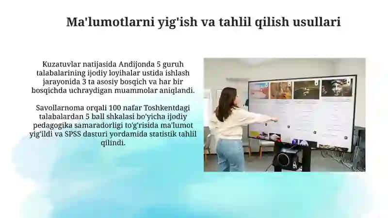 Kreativ pedagogika fanining ilmiy tadqiqot metodlari 3