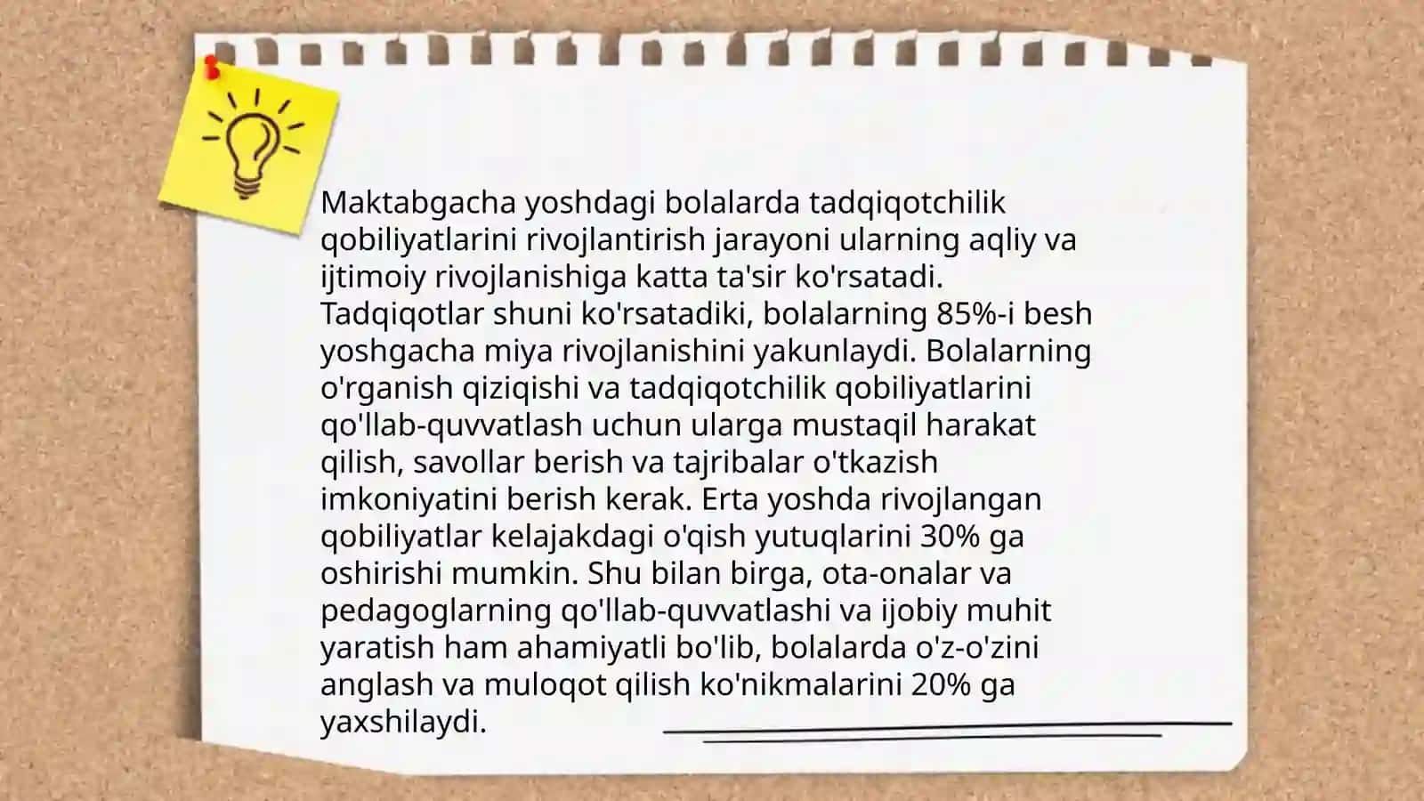 Maktabgacha yoshdagi bolalarning tadqiqotchilik faoliyati va ilmiy-tabiiy tajribalar o tkazish 3