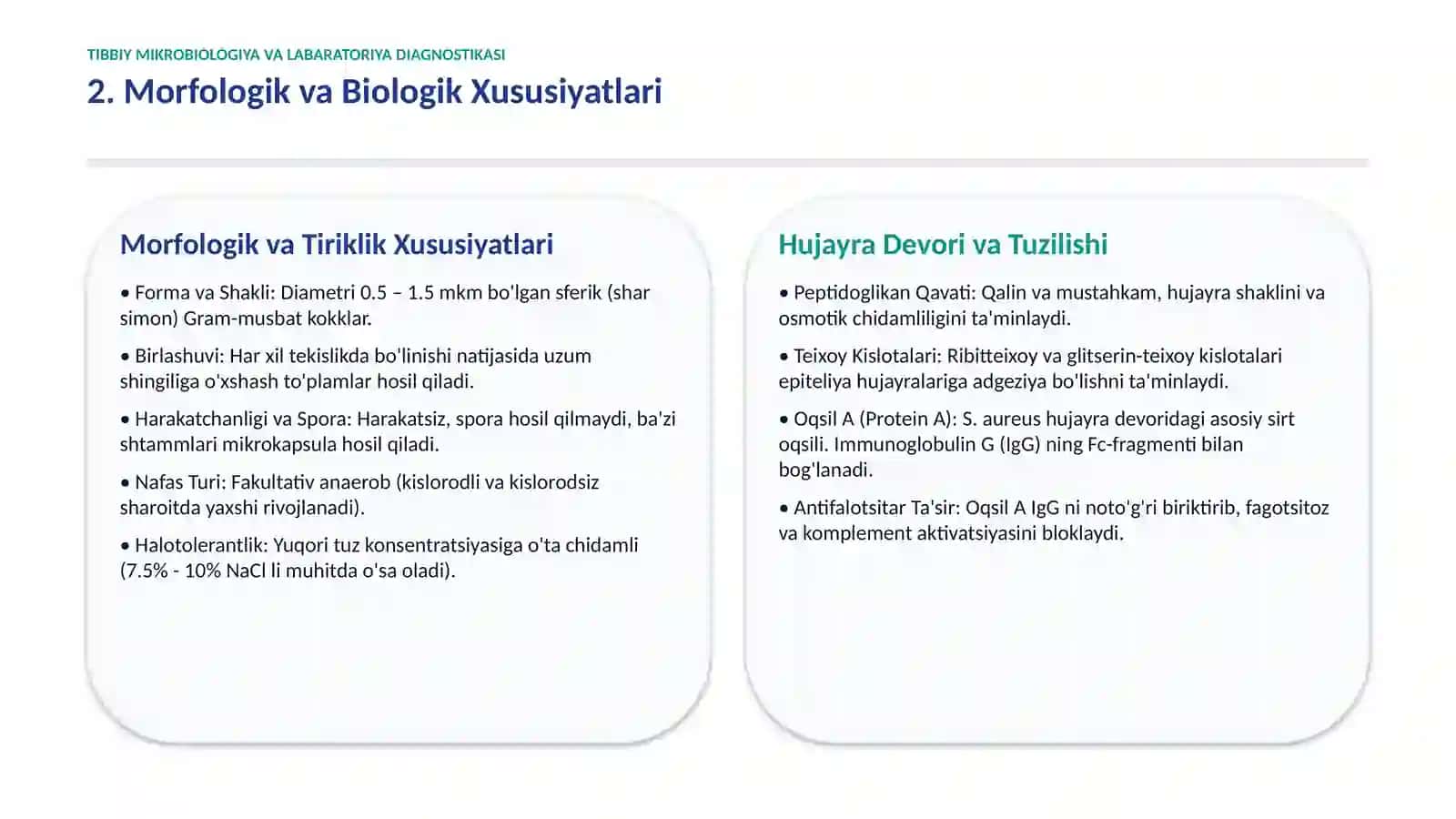 STAFILOKOKLAR KELTIRIB CHIQARADIGAN KASALLIKLAR VA LABORATORIYA DIAGNOSTIKASI 3