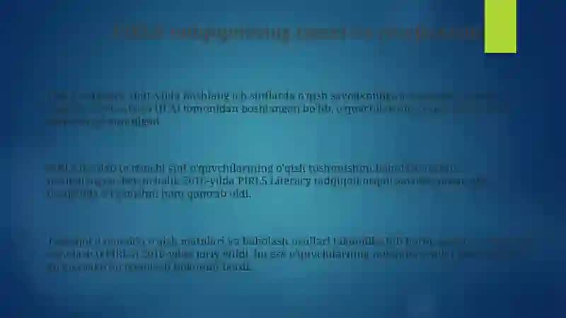 PIRLS tadqiqot 3