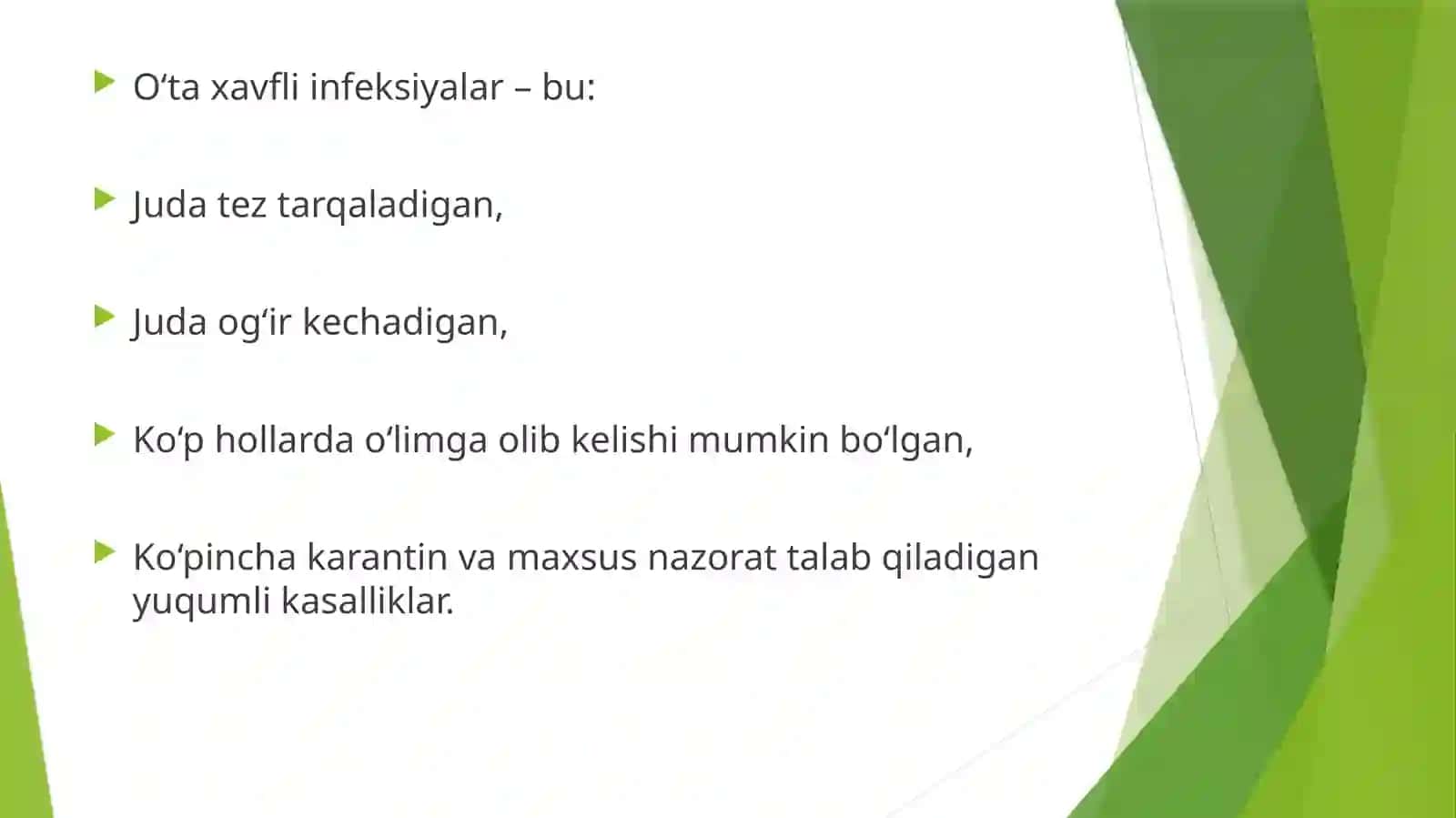O’ta xavfli infeksiyalar 3