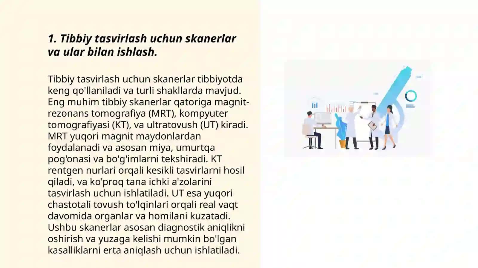 Tibbiy ta'limda va tibbiyotda kompyuterning qòshimcha qurilmalarining qòllanilishi va tadbiq etilishi 3
